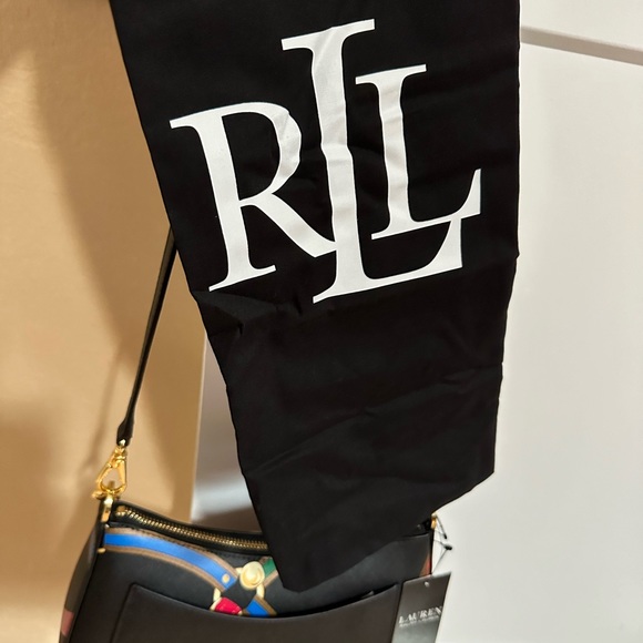 Lauren Ralph Lauren Leather Shoulder Bag - Picture 8 of 10